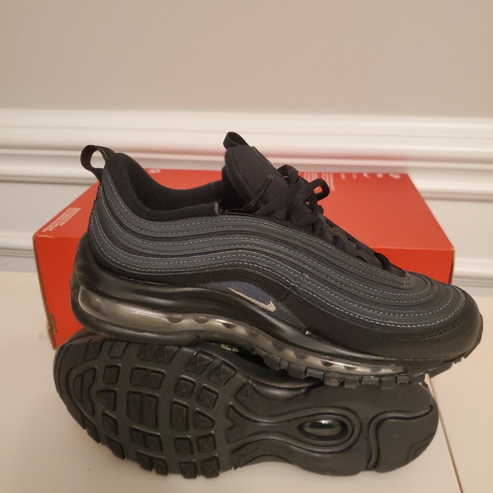 NIKE W AIR MAX 97 BLCK/MTLC PEWTER ANTHRACITE [DH0558 001] US WMN SZ 5